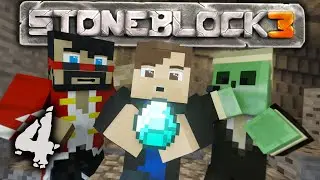 STONEBLOCK 3 MODDED MINECRAFT 1.18 ft. CaptainSparklez & PeteZahHutt - Ep. 4