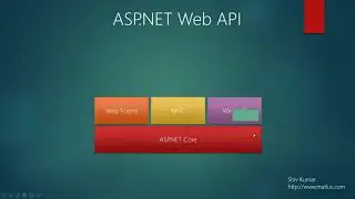 ASP C# Web API and REST ful Services Part 1