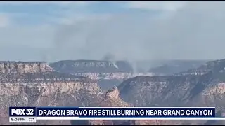 The Dragon Bravo Fire is the largest ever recorded in the Grand Canyon States. We take you there.
