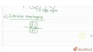 Effective overlapping will be shown by: