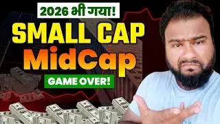 ⚠️ GAME OVER 🚫 of Small Cap Mid Cap 📉 FIIs की बंपर Selling in one Month