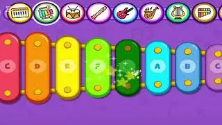 Colorful Xylophone Music for Kids 🎵 Fun & Educational Songs