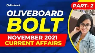 November Current Affairs 2021 | Oliveboard BOLT November 2021 | Monthly Current Affairs 2021 #02
