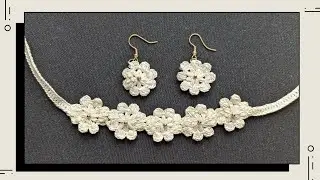 Wow 👌👌 beautiful Crochet necklace, Crochet jewelry tutorial ❤️