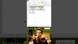 Track Sales Targets in Excel 📊 | HLOOKUP + MATCH Formula Combo