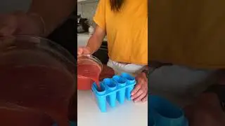 Healthy Homemade Fruit Popsicles Recipe 🍏🥕🍓