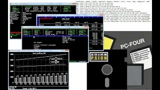 PSION PC-FOUR a 1980's IBM PC DOS based 'office' software.     (vol^+)