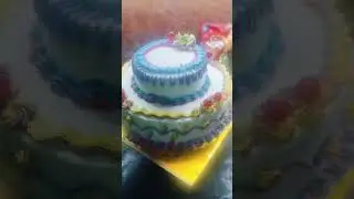 #flower cakes#cake decorating#cake designs#multiple colors cakes #ytshorts#