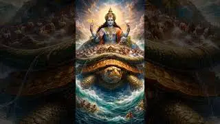 Kurmavatara the saviour..!KurmaAvatar #LordVishnu #Dashavatara #SamudraManthan #HinduMythology