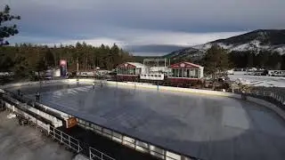 Watch the NHL Outdoors Lake Tahoe Rink Build