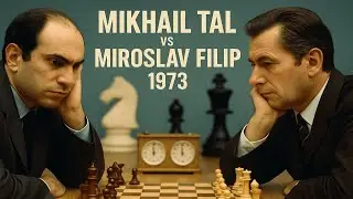 Mikhail Tal Crushed Filip with Spectacular Sacrifices | Sochi 1973