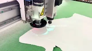Synthetic Leather CNC Cutting And Punching Machine