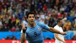 Luis Suarez Goal vs England - The Goal That Ended England's World Cup!