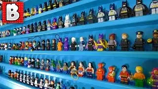 LEGO Marvel & DC Minifig Collection in a Massive Minifigure Display Case!!!