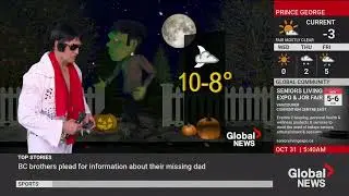 Halloween on Global BC Morning News! Monday, October 31, 2022.