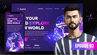 How to Design Gaming Header + Mobile version | Eposide 02 | Figma Ui/Ux Design Tutorial