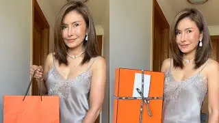 Unboxing Herm&egrave;s Constance Mini - Etoupe Epsom | Rose Gold Hardware/ What fits inside