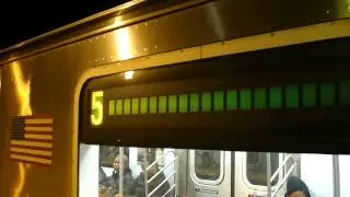 IRT White Plains Road Line: Wakefield-241st Street bound R-142 5  local train @ Intervale Avenue!