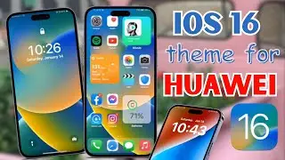 Тема iOS 16 для устройств Huawei (приложение не требуется)