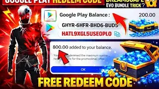 FREE REDEEM CODE APP 2026 🔥 GOOGLE PLAY REDEEM CODE | DREAMSPACE EVO BUNDLE SHARD SPIN TRICK 😱 FF RC