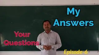 Your Questions and My Answers #educare #rahamathullah #degreeenglish