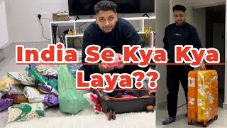 What My Husband Brought From India 🇮🇳🧳 | Full Bag Unpacking! Day 76/100 