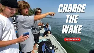 Charge The Wake! | Wakeboarding with the Boys | 4K Drone Video