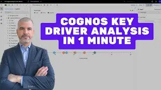 Cognos Analytics Key driver analysis in 1 minute