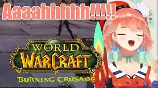 Kiara slowly addicted with World of Warcraft game 【WoW: Burning Crusade】