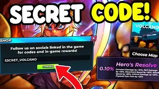 *НОВЫЕ* ВСЕ РАБОЧИЕ КОДЫ НА ВУЛКАН ДЛЯ HUNTY ZOMBIE В ЯНВАРЕ 2026 ГОДА! Коды Roblox Hunty Zombies