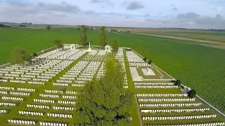 A.I.F. Burial Ground, Grass Lane, Flers, Somme.