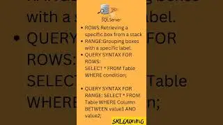 Difference Between ROWS and RANGE in SQL Server | SQL Tips