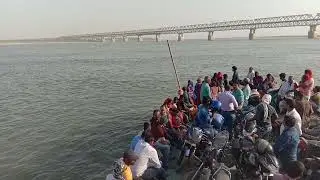 Begusarai to munger Cross ganga River