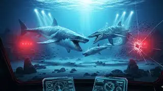 Epic Deathmatch | Battle of the Abyss: Megalodon vs. Mosasaurus