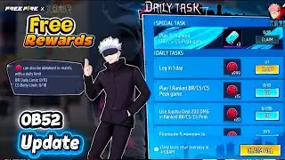 Jujutsu Kaisen Event Free Rewards😱Sukuna bundle review🔥FF x JUJUTSU Kaisen All items |ff new event