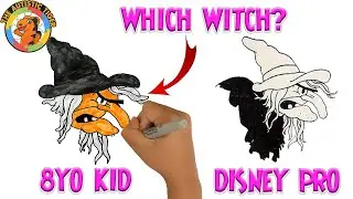 Witch | Babes in the Woods - How to Draw Disney's Silly Symphonies Easy