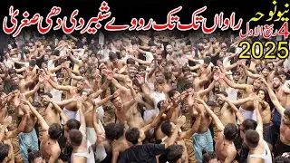 Rawan Tak Tak Rowy Shabeer Di Dhee Sughra New Noha 4 Rabi ul Awal 2025 Tanveer Azadari