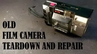 Old Film camera tear down and repair