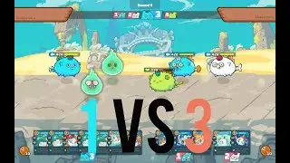 Axie Infinity Arena Gameplay Highlights 1v3