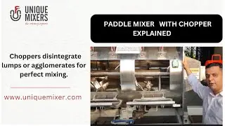 Paddle Mixer- Paddle Blender with Choppers Explained