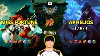 T1 Peyz | MissFortune ADC vs Aphelios | Patch 26.1 | 2026-01-19 | LoL Replay