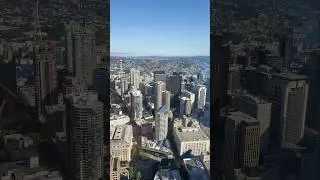 Space needle pikes place #spaceneedle #pikesplace #seattle #view #high rise