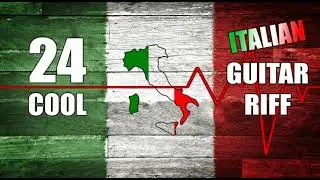 24 ITALIAN cool Guitar riffs (in one take!)