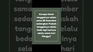 Kenapa Natal tanggalnya tetap tapi Paskah berubah #easter #christmas #jesus #god #bible #faith #fypシ