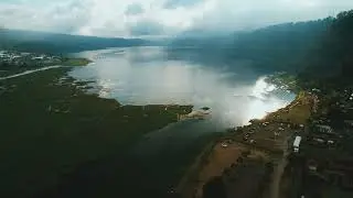 Virtual Flight : Keindahan Danau Buyan di sore hari