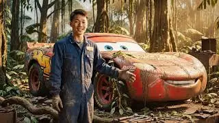 ASMR McQueen Restoration | From Rusted Ruins to Glossy Racing Red 