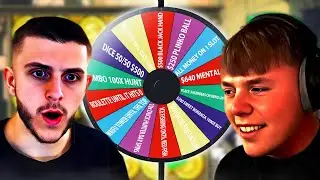 WHEEL DECIDES HOW WE GAMBLE $1000...