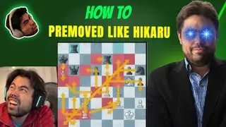 ENABLE PREMOVE IN CHESS ♟️ (Premove like hikaru👑👑) #hikaru 