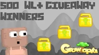 Growtopia - 500+ WLS Giveaway Winners!!