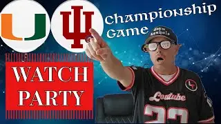 *LIVE* WATCH PARTY - INDIANA VS MIAMI - NATIONAL CHAMPIONSHIP GAME